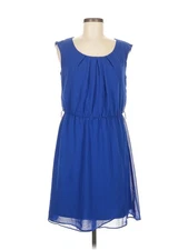 AB Studio Women Blue Casual Dress M
