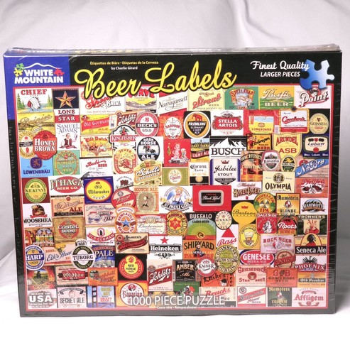 White Mountain Puzzles – Texas Craft Beer – 1000 Teile – Mit Poster – 61 X 76,2 Cm – Made In USA – Aus Recyceltem Material