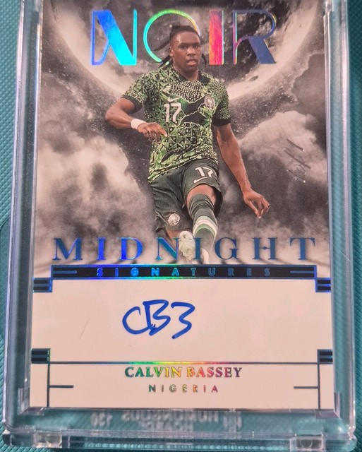 2024-25 Panini Noir Calvin Bassey Midnight Signatures Auto 1/1 one of one