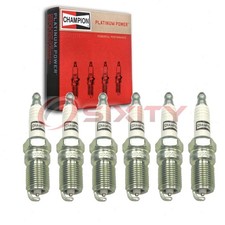 6 pc Champion Platinum Spark Plugs for 1989-1990 Pontiac Grand Prix 3.1L V6 ws