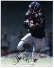 1997 Leaf Authenticated Jamal Anderson Autograph 8x10 Photo - Atlanta Falcons