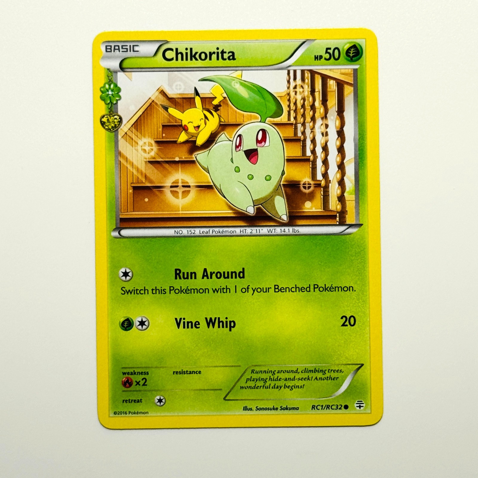 Chikorita RC1/RC32 Generations: Radiant Collection Regular Pokemon TCG