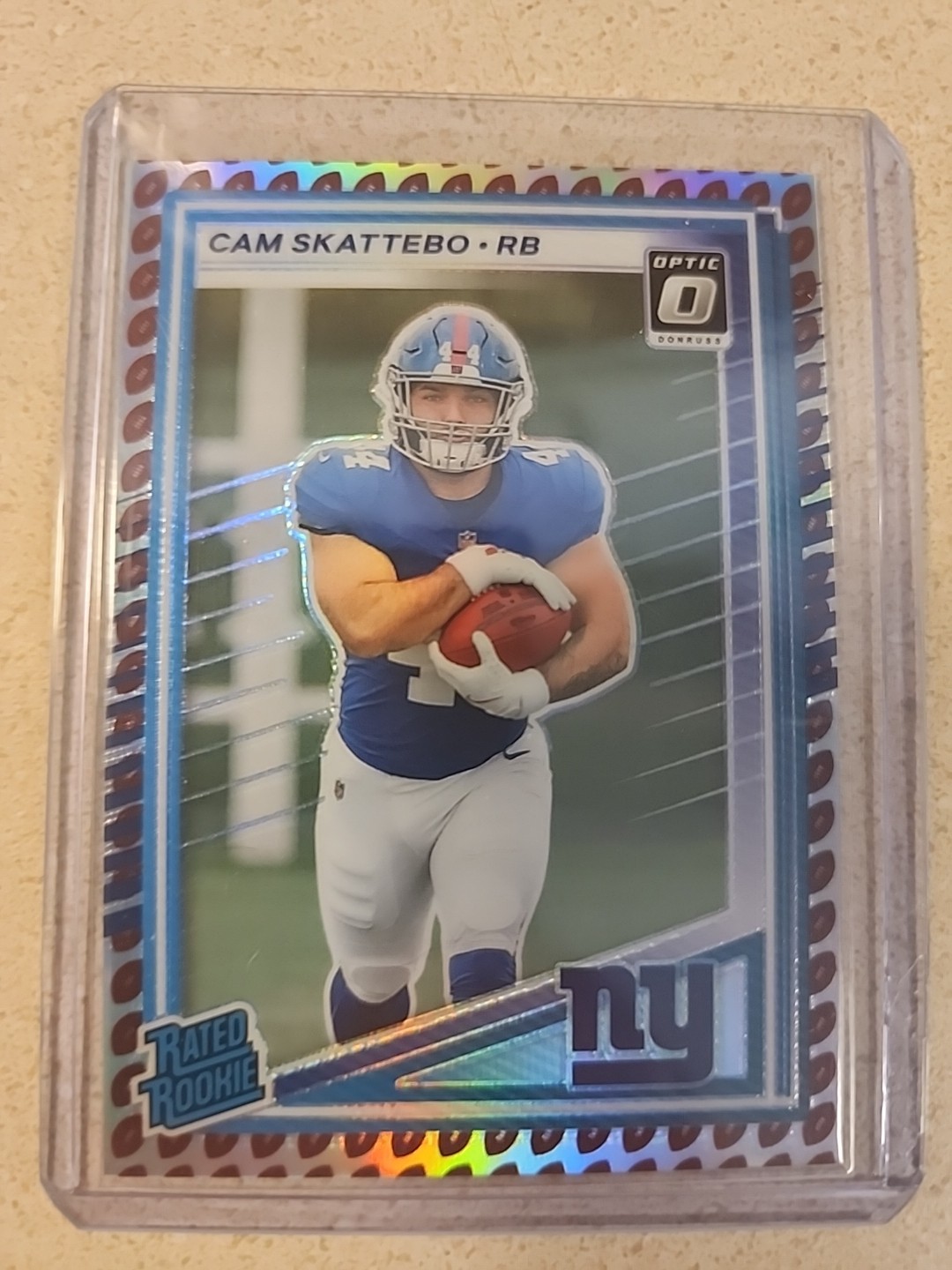 2025 Panini Donruss Optic Preview CAM SKATTEBO Football Emoji SSP Rookie #302