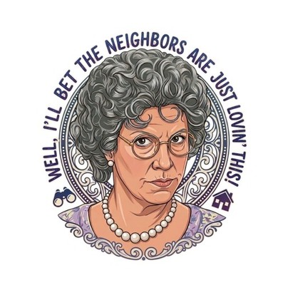 Mamas Family Thelma Harper Vicki Lawrence Classic TV Water Resistant Sticker