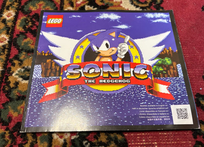LEGO SONIC THE HEDGEHOG GREEN HILL ZONE NUR ANLEITUNG 21331