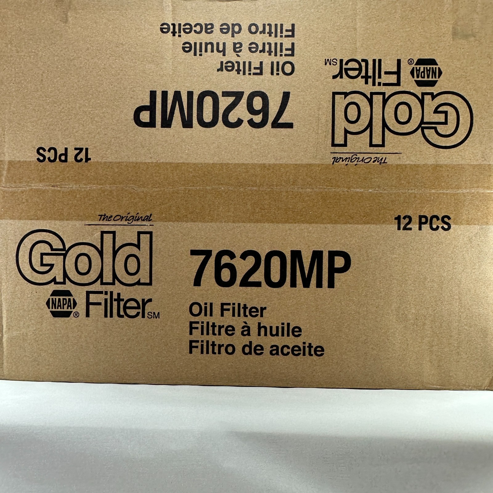 NAPA Gold 7620MP Engine Oil Filters (12 Pack) &ndash; Oil Filter Replacement &ndash; New