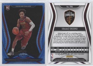 2020-21 Certified Mirror Blue Isaac Okoro #196 Rookie RC