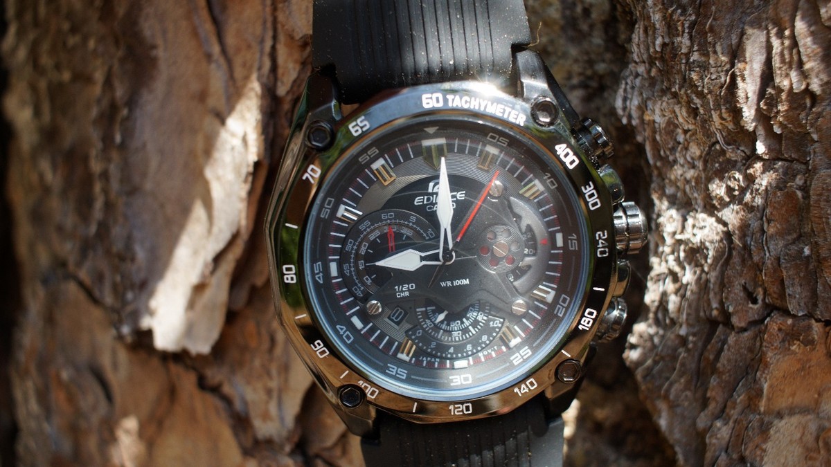 CASIO　EDIFICE 5142*JA Casio Edifice EF550 5147 Chronograph Quartz Watch Black NEW