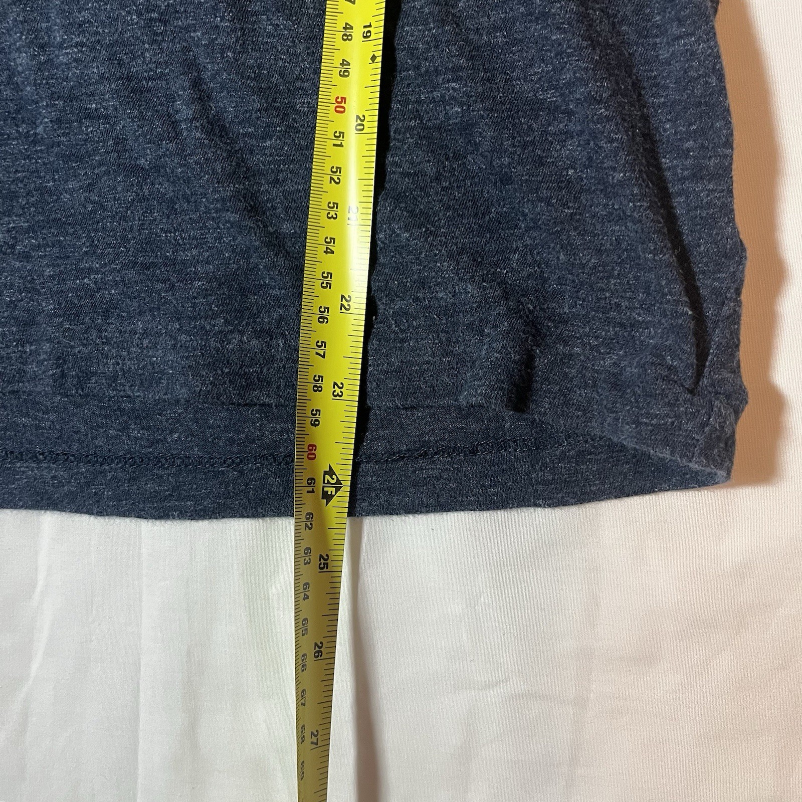 PONY Polo Ralph Lauren uomo manica lunga girocollo maglietta blu scuro taglia media