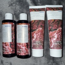 4 Total Korres Sea Lavender 2 Renewing Body Cleanser 2 Body Butter Travel Size