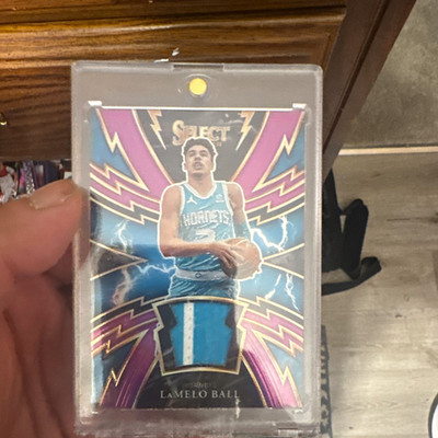Panini 2020-21 Select Sparks LaMelo Ball Purple Prizm #SP-LB RC MEM /99