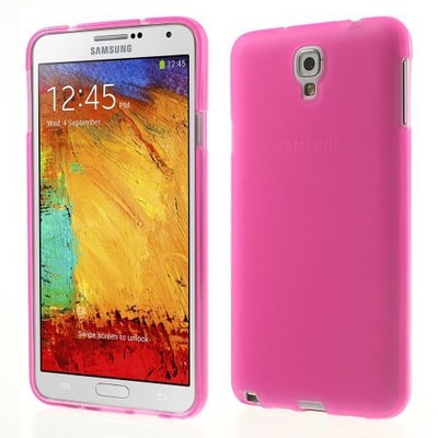 TPU-Case Schutzhülle Case Cover Skin Samsung Galaxy Note 3 Neo 3G SM-N750 pink