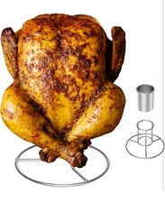 Stainless Steel Chicken Stand for Smoker Grill Oven and BBQ, Turkey