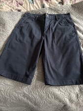 Mens Koala Bay Navy Blue Chino Shorts Size Small Worn and Washed VGC