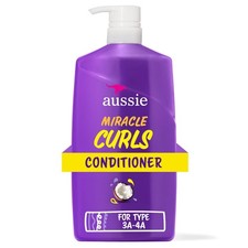 Aussie Miracle Curls Conditioner with Coconut Oil, Paraben Free, 26.2 fl oz