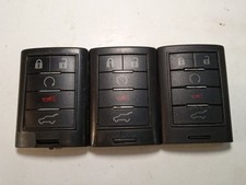 Lot Of 3 Oem Cadillac Smart Key Fob Remotes M3n5wy7777a 5 Buttons