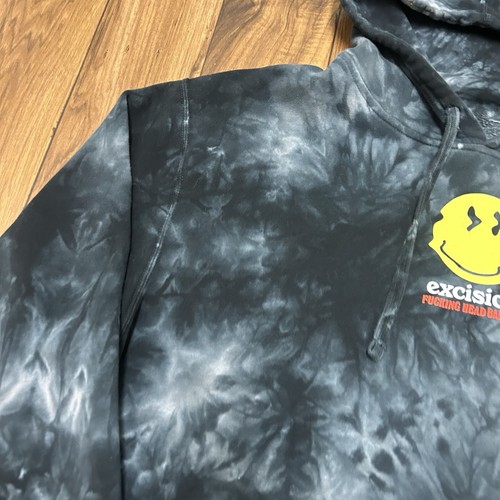 Excision Head Banger Hoodie Tie Dye Mens 2XL EDM Rave Electric Family - Picture 6 of 11