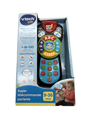 VTECH- Super TELECOMMANDE PARLANTE Baby Jouet Premier Age, 80-606275, Multicolor