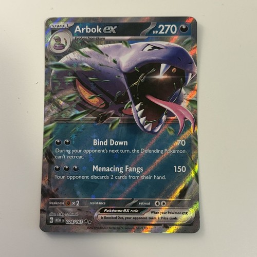 Arbok ex 24 151 Pokemon TCG NM