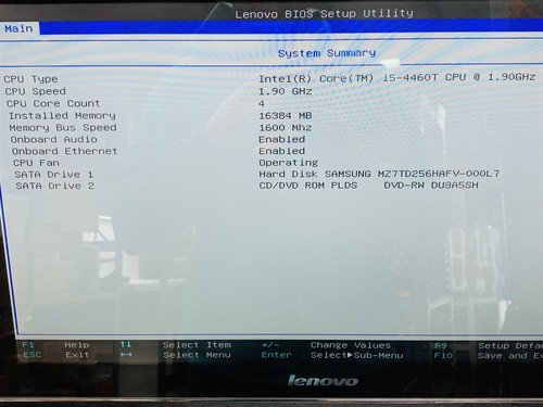 Lenovo B40-30 21.5" FHD i5-4460T 1.9GHz 16GB RAM 256GB SSD Windows 10 AIO PC - Picture 2 of 9