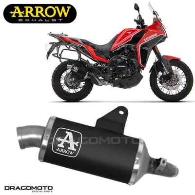 Pot échappement MOTO MORINI X-CAPE 650 2022 2023 ARROW ALU Noir INDY RACE - Photo 1/4
