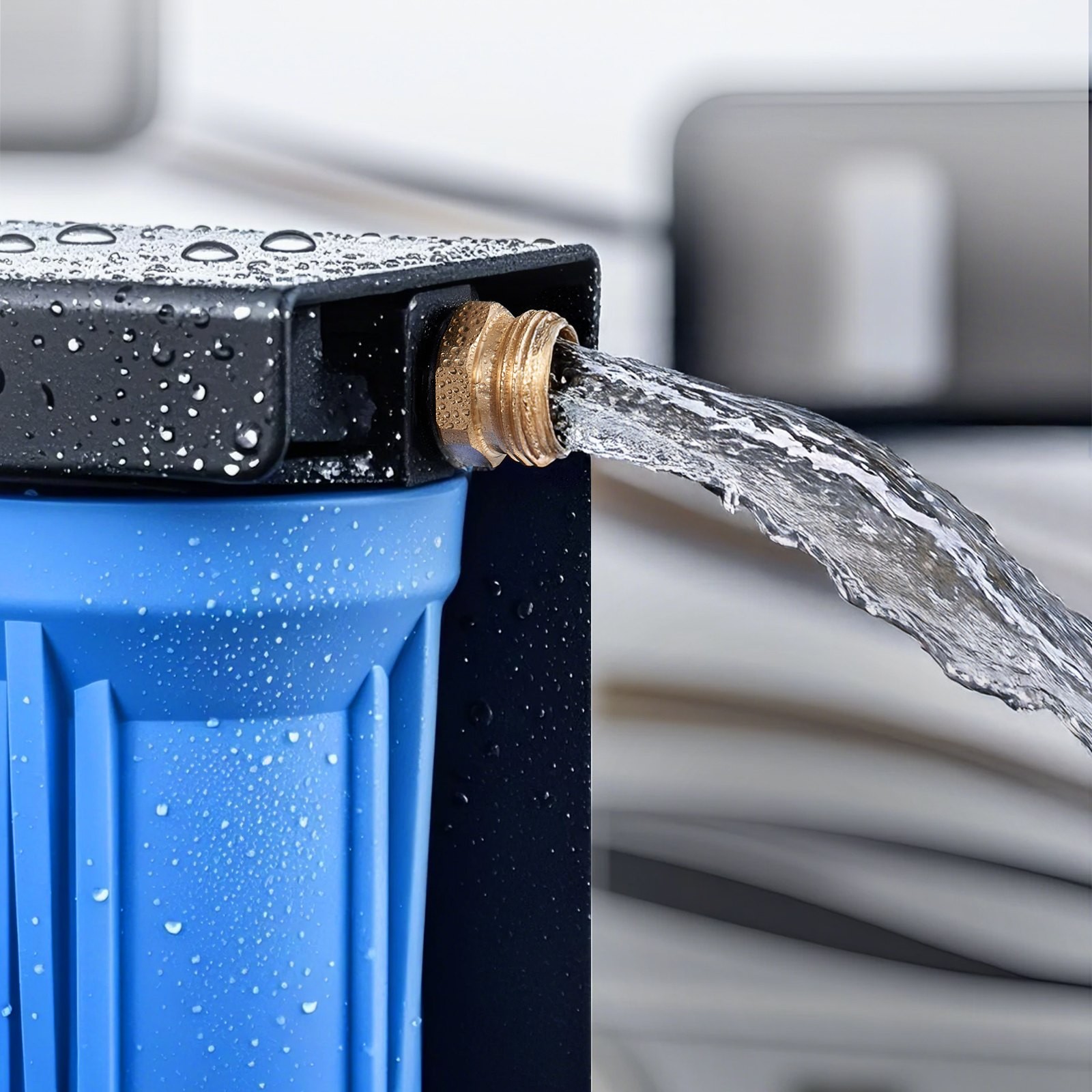 VEVOR RV Water Filtration System 2-Cartridge Water Filter System for Campers Rem