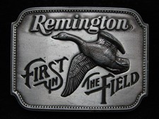 PD15136 *NOS* VINTAGE 1980 **REMINGTON FIRST IN THE FIELD** CANADA GOOSE BUCKLE