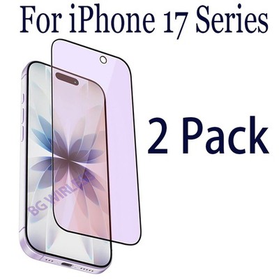 For iPhone 17 E/17Air/17Pro Max/ Anti Blue Light Tempered Glass Screen Protector