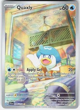 Pokemon Quaxly 206/193 Illustration Rare Paldea Evolved Pokemon Holo Near Mint on eBay