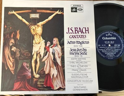 WOFGANG GONNENWEIN  EDITH MATHIS / BACH cantatas nos 78 & 106 COLUMBIA CCAP 1099