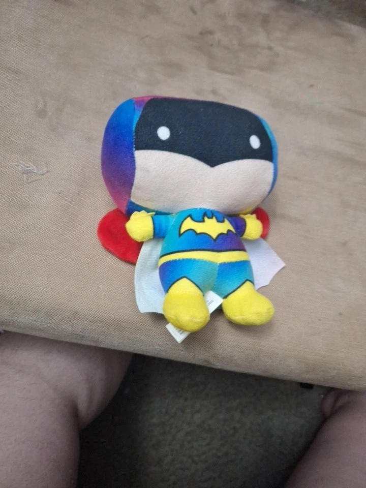 DC Liga de la Justicia Batgirl 6" Peluche Superhéroe Lindo Chibi Gradiente Foto 2 de 3