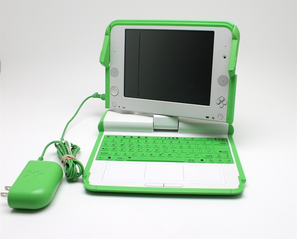 Computer R Parts OLPC XO-1 Kids Educational Laptop One Laptop Per Child w/Charger FOR ...
