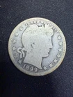 1899 Barber Silver QUARTER Dollar FINE #2300