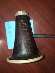 20)  Buffet Crampon R13 B Clarinet Bell.  Silver Ring, Excellent Condition!