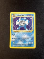 Poliwrath Set Base Carta Pokémon TCG 13/102 Unlimited Holo Rara LP/MP