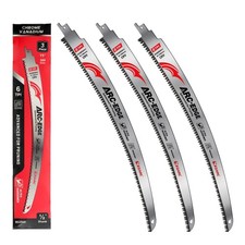 EZARC Arc Edge Reciprocating Saw Blades, 15-Inch 6TPI for 15 Inch, Silver