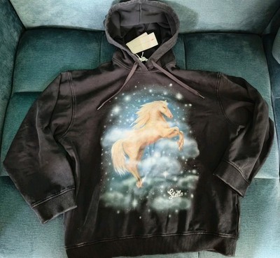  HM Stella McCartney H&M Hoodie Pulli Sweatshirt Gr S used Optik oversizedPferd