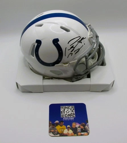 Peyton Manning Signed Mini Helmet With COA (497885) (Colts)