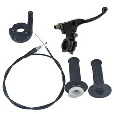 7/8" Left Clutch Brake Handle and 48" Hand Grip Throttle Cable Kit for Colema...