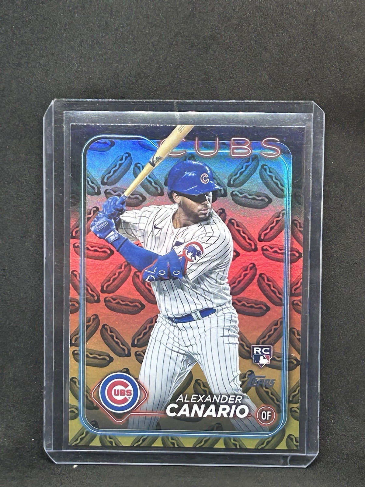 2024 Topps Hot Dog Parallel Alexander Canario Rookie RC SP #452 Chicago Cubs B3