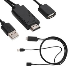Cable Adaptador USB C a HDMI, 2en1 Micro…