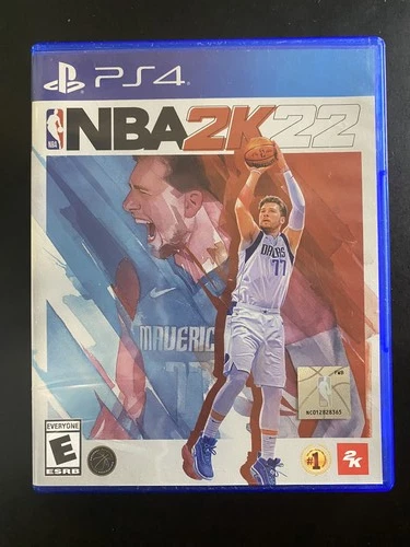 NBA 2K22 PS4 Video Game Multiplayer Pro Enhanced Basketball Luka Doncic Cover