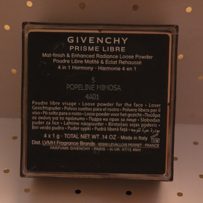Givenchy Prisme Libre Matte Loose Powder 4A01 Popeline Mimosa 4 x 1 g