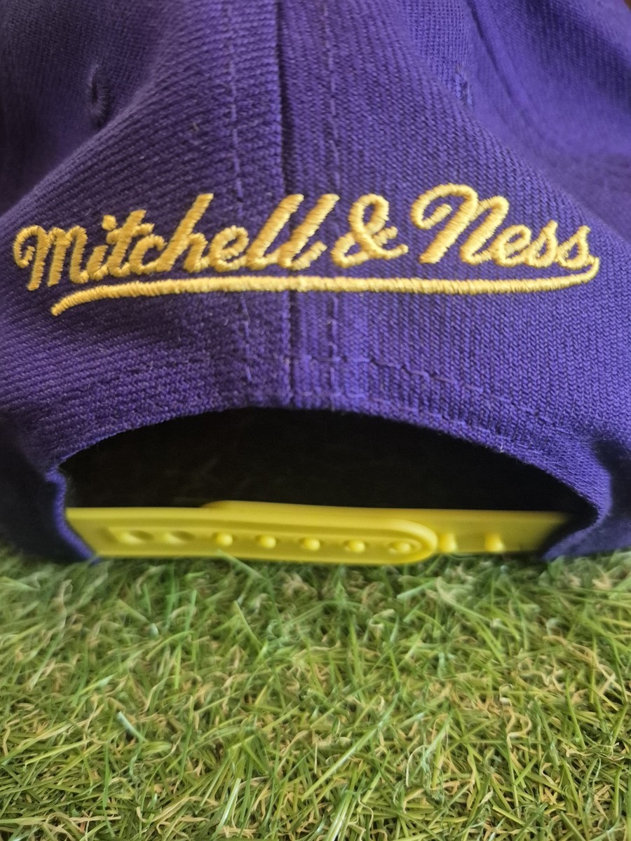 Mitchell & Ness X Mastermind World Japan Hat Purple Yellow