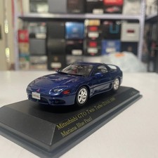 143 Carnel Mitsubishi 3000gt Gto Twin Turbo Z16a 1996 Blue Diecast Model
