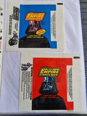 Vintage Star Wars Topps Wax Pack Wrappers (1977-1983)