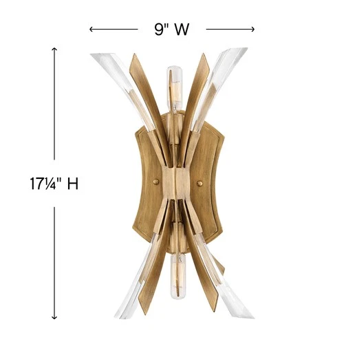 Fredrick Ramond FR40902 Vida 2 Light 17" Tall Wall Sconce - Brushed Graphite - Picture 9 of 9