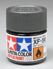 Tamiya Acrylic XF-56 Metallic Grey Paint Jar 81756