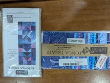 2x Timeless Treasures Tonga Treats Batik Reef 42 5" Fabric Squares Pattern