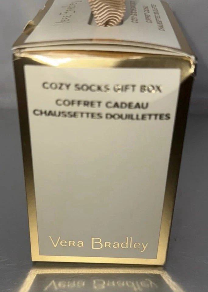 Mujer Talla US 5-10 Vera Bradley Suave Acogedor Calcetines en Caja de Regalo Rojo Floral Nuevo Foto 4 de 4